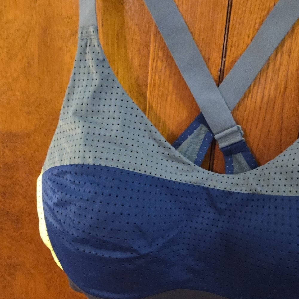Victoria's Secret Navy and Gray Sports Bra - Picture 3 of 6